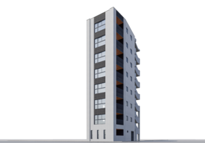品川区平塚に建設予定のマンションの外観予想CGパース